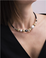 Collar Misani Mujer in Oro amarillo Perla C2033 - C2033